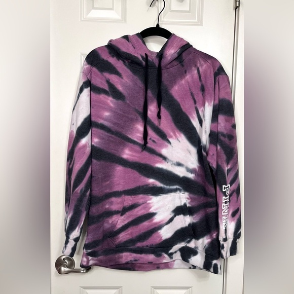 PINK Victoria's Secret Tops - PINK Victoria’s Secret Tie Dye Campus Hoodie